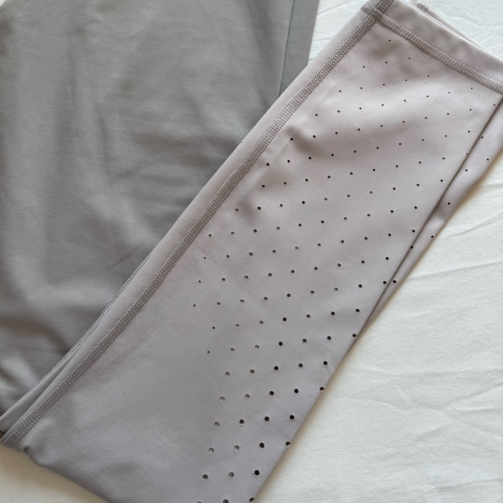 Athleta Laser Cut Mauve Ombré Leggings - Picture 7 of 17